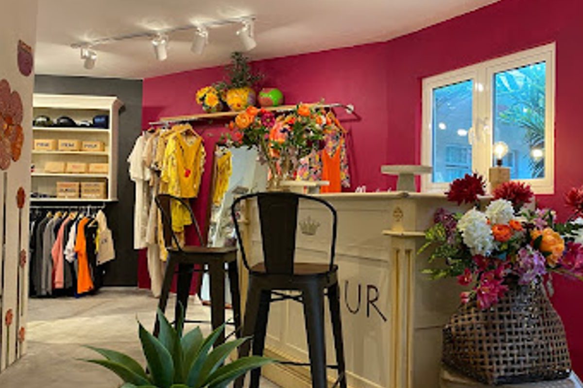 Inside Mayiu, the store and café at Zuikertuintje Mall